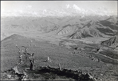 Hugh Richardson on Mount Gyamberi