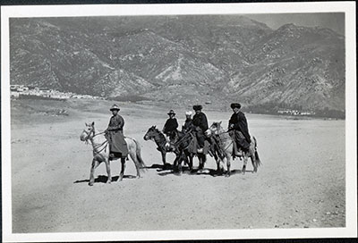 Lhasa officials on horseback