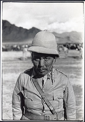 Tibetan soldier in uniform