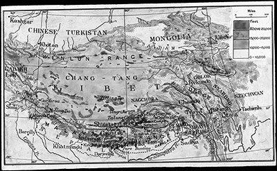 Map of Tibet