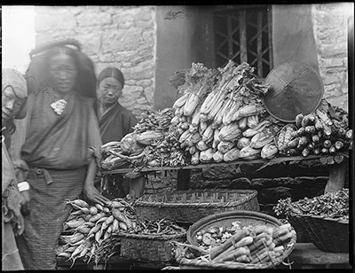 Vegetable stall in Lhasa