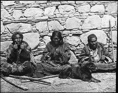Beggars by Yuthok Bridge, Lhasa