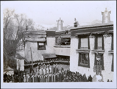 Exorcism ceremony during Monlam Torgya at Jokhang
