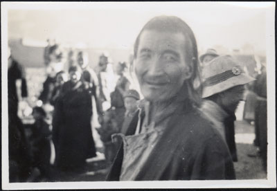 Portrait of a Tibetan man