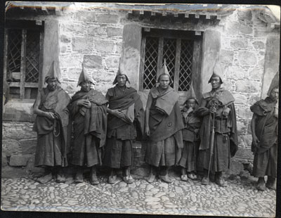A group of Gelugpa monks