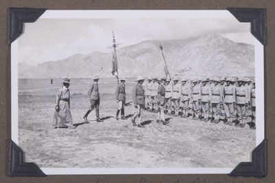Inspecting the Tibetan Troops at Military Review