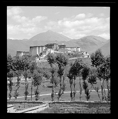 Potala from north northeast taken from Lhalu mansion