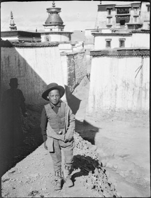 Boy at Palkhor Chode, Gyantse