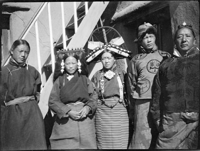 Taring family at the Gyantse Fort