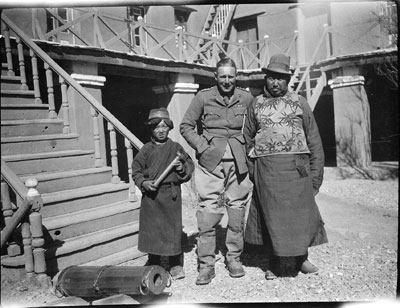 The Tibetan Trade Agent and Capt Dean in Gyantse