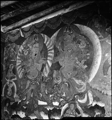 Frescoes in Sakya monastery