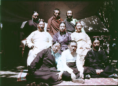 Group of party guests at Dekyi Lingka