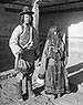 Herdsman from northern Tibet and his wife