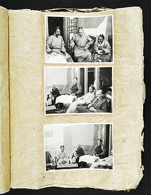 Norbu, Trimon, Tsarong, on balcony