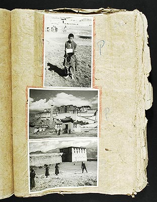 Young monk with kite