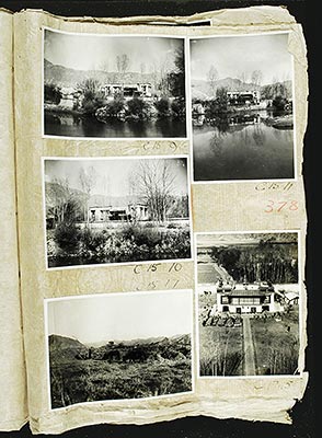 Ditto [Our house [Dekyi Lingka] from over river] nearer view  no tents