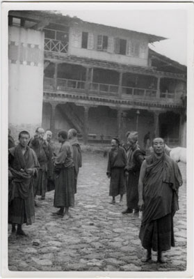 Abbot and Monks of Kargyu Monastery