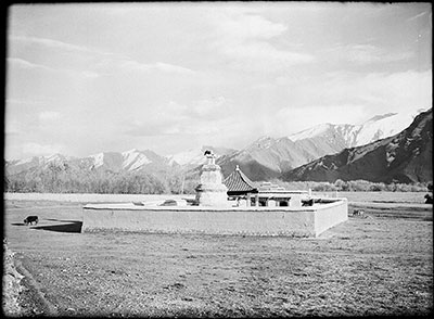 Shrine in compound at Trapchi
