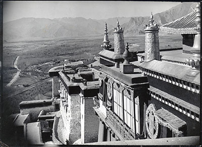 View from roof of Potala Palace