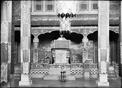 Interior of the Norbhu Lingka