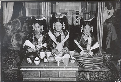 At home ceremony, Tsarong's house