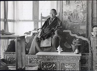 Reting Rinpoche in Shide Drokhang