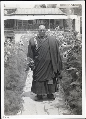 Monk attendant to Reting Rinpoche