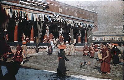 New Year ceremony at Nechung