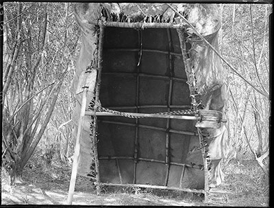Yak hide boat