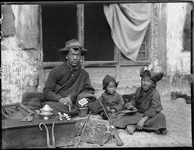 Tibetan silversmith in Lhasa