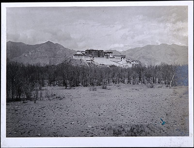 The Potala palace from the south west