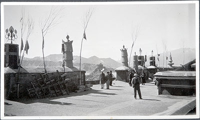 Harry Staunton on the roof of the Potala