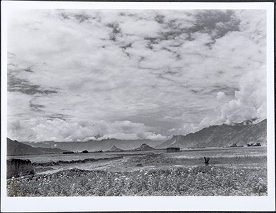 Potala and Chakpori from a distance