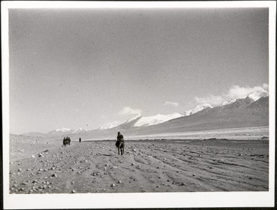 Dochen Lake with Chomolhari range in background