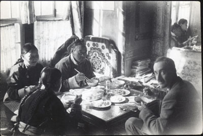 Breakfast at Tsarong's house