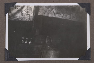 Images in a Bon temple near Lhasa