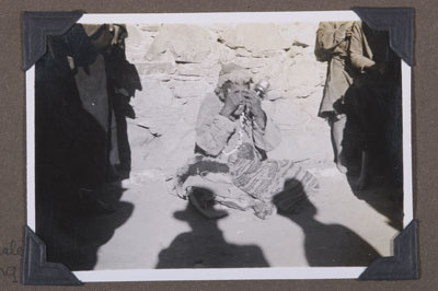 A woman beggar