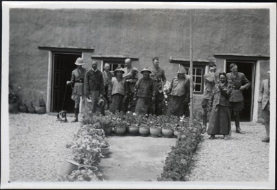 Members of Mission at Gyantse dak bungalow