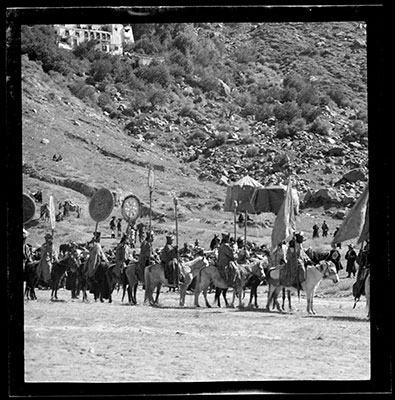 Dalai Lama's escort at Doguthang