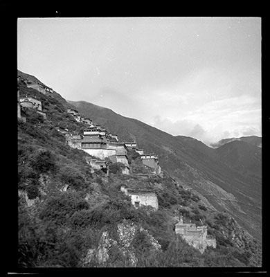 Monastic buildings at Drigung thil monastery