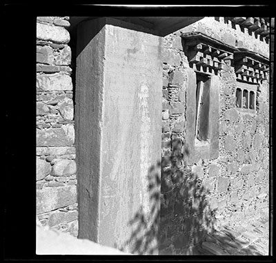 West inscription pillar at Zhwa'i lhakhang monastery