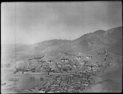 Gyantse from the dzong