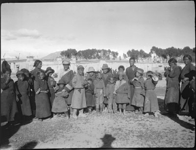 Crowd at Gyantse Gun and Arrow Competition