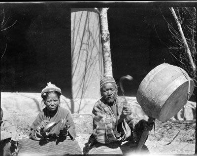 Musicians at Gyantse Fort