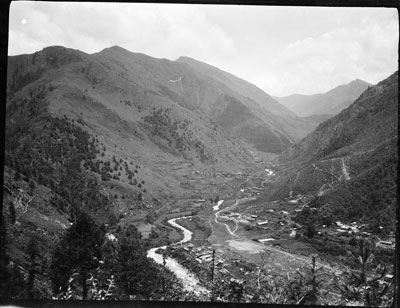 View of Yatung from south west