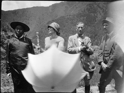 Colonel and Mrs Bailey, the Yatung Depon and Vance