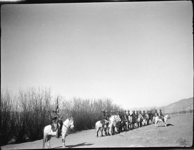 Mounted Escort from Frontier Force at Gyantse