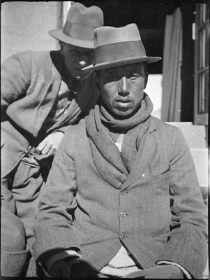 Bo Tsering at Gyantse Fort