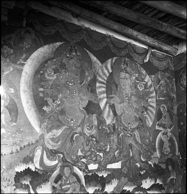 Frescoes in Sakya monastery