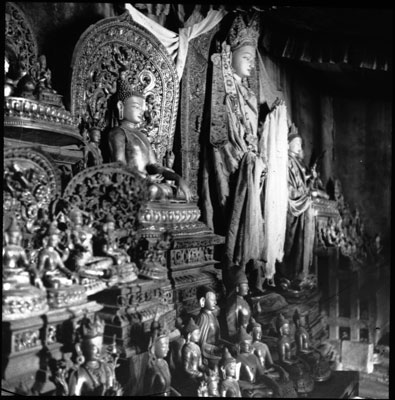 Standing figure of Maitreya in Natang monastery